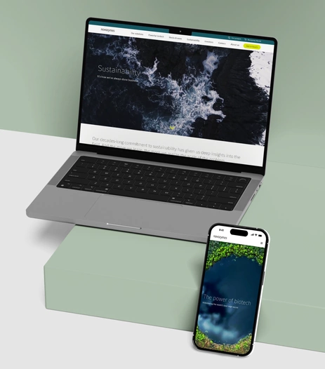 novozymes preview about desktop and mobile